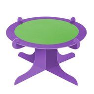Four Stones Single Tier Server or Cupcake Stand ( green / purple )