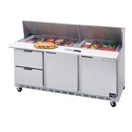 Beverage-Air Commercial Food Prep Tables 72 Sped72-10-2