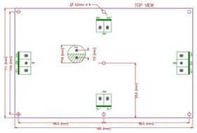 Electronics-Salon 1PCS Capacitor Filter Bare PCB, Support 48pcs D18mm Electrolytic Capacitors. N2