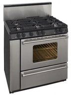 Premier P36S3282P 36 Freestanding Sealed Burner Gas Range in Stainless Steel