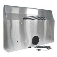 30" Range Hood Kitchen Wall Mount Stainless Steel Glass Stove Vents USA Stock N3