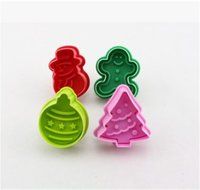 SNW 3D Christmas Tree Embossing Dies Printing Tools Fondant Mold Soap Silicone Bakeware Chocolate Mold Cake Decoration... N2