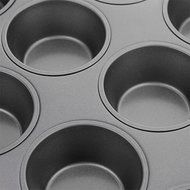 Nonstick Muffin Pan 12-Cup, PAMISO Reusable carbon steel Regular Muffin Pan, cupcake pans ,popover pan (Gray) N17