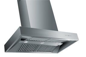 Z Line KECOMi-42-LED 1200 CFM Pro Island Range Hood with Baffle Filters, 42-Inch N4