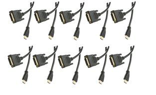 C&amp;E 35 Feet HDMI to DVI Cable, HDMI Male to DVI Male, CL2 Rated, CNE465314