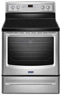 Maytag MER8800DS 30" Stainless Steel Electric Smoothtop Range - Convection N2