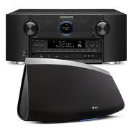 Marantz SR7011 9.2 Channel Full 4K Ultra HD AV Surround Receiver with Bluetooth and Wi-Fi with Denon HEOS 7 Five-Driver... N6