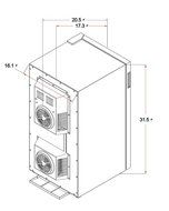 AKDY 32 BTL Electric Wine Cooler Cellar Chiller Single Zone AZ-EA44EC-75 N4