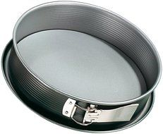 Zenker 6901 &quot;Energy&quot; Springform With Flat Base, Anthracite Silver, 7.09&quot;