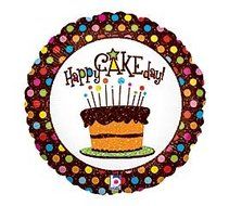 Betallic 86675P Chocolate Birthday Cake Balloon Pack, 18&quot;
