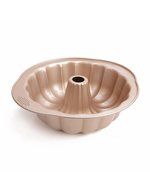 MyLifeUNIT Nonstick Bundt Cake Pan, Budt Cake Mold Pan 10 Inch, Gold N4