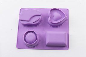 4 Cavity Lovely Handmade DIY Soap Mold Angel Rose Heart for Wedding Party etc N6