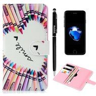 iPhone 7 Case,iPhone 6S Case,iPhone 6 Case (4.7") - Flip Folio Wallet Stand Case Insert Plug-in Design PU Leather... N52