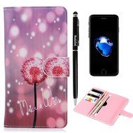iPhone 7 Case,iPhone 6S Case,iPhone 6 Case (4.7") - Flip Folio Wallet Stand Case Insert Plug-in Design PU Leather... N65