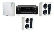 M&amp;K Sound MP300 White Monitor Speaker 3.0 Denon AVR-X5200W
