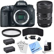Canon EOS 7D Mark II 20.2MP HD 1080p Digital SLR Camera - Body Only with Lens Power Bundle, Includes, Sigma 24... N5