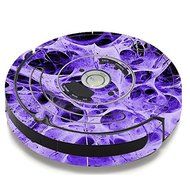 Skin Decal Vinyl Wrap For IRobot Roomba 650 655 Vacuum / Neurons Purple Web Skin Weird