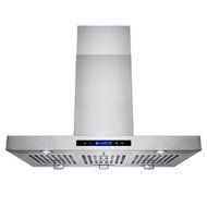 AKDY 36'' 400 CFM Convertible Island Range Hood N8