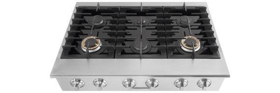 Electrolux Icon Professional E36GC76PPS 36" Slide-In Gas Cooktop with 6 Sealed Power Burners, in Stainless Steel. N6
