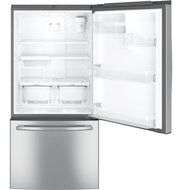 GE Stainless Steel Bottom Freezer Refrigerator N19