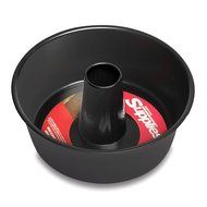 Springform Pan 10 Inch with 2 Bottoms, Normal and Center Hole for Cake Baking Made of Non-Stick Black Aluminum... N9