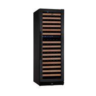 KingsBottle 46 Bottle Dual Zone Wine Cooler, Stainless Steel with Glass Door N8