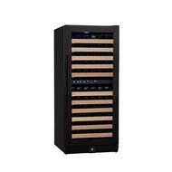 KingsBottle 46 Bottle Dual Zone Wine Cooler, Stainless Steel with Glass Door N10