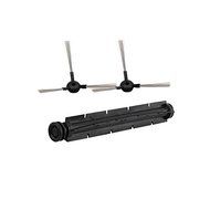 Original XR210 Side Brush 2 pcs and Rubber Brush 1 pc, Robot Vacuum Cleaner Parts