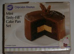 Wilton Mini Tasty-Fill Cake Pan Set of 4 N2