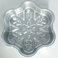 8.9 inch Large Novelty Snowflake Snow Flake Metal Cake Pan Mold 225x225x50mm N4