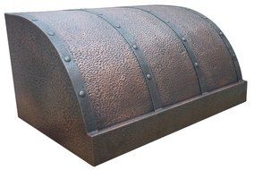 Copper Best H4 362118H Kitchen Hood 36 Under Cabinet with Antique Copper Finish N2