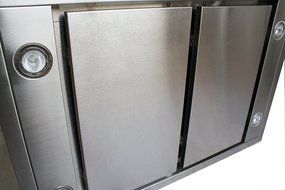 CAVALIERE 36" Wall Mounted Stainless Steel Kitchen Range Hood 860 CFM Spagna Vetro Econo Series SV198Z-SP36