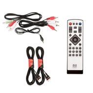 Blue Octave B53 Home Theater 5.1 Bluetooth Speaker System with FM and LEDs and 2 Extension Cables