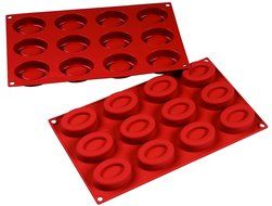 15 Cavity Pyramid Shape Non Stick Silicone Baking Mould, Ideal for Cake, Dessert, Ice Cream, Chocolate, Fondant... N18