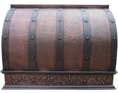 Copper Best H4 302422BS Range Hood in Copper with Easy Installed Liner N3