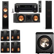 Klipsch RP-280F Tower Speakers-RP-250C-PL-200-7.1-Denon AVR-X4100W