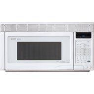 Sharp R-1871 1.1-Cubic-Foot 850-Watt Over-the-Range Convection Microwave, White N2