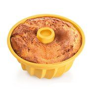 1ea 9&quot; Alekoo Non-Stick Silicone DIY Cake Bundt Pans, Chiffon Mold, Savarin Pan (High) N12