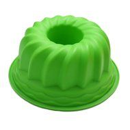 1ea 9&quot; Alekoo Non-Stick Silicone DIY Cake Bundt Pans, Chiffon Mold, Savarin Pan (High) N13