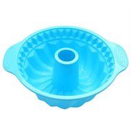 1ea 9&quot; Alekoo Non-Stick Silicone DIY Cake Bundt Pans, Chiffon Mold, Savarin Pan (High) N15