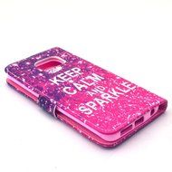 Galaxy S6 Edge Case, Firefish [Kickstand] [Cards Holder] Superb PU Leather Inner Bumper Flexible Slim TPU Magnetic... N27