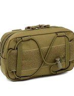 SB@Military Style Outdoor Sports Shoulder Bag-Handbag For 6 Inch Mobile Phone , brown N5