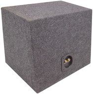 ASC Single 15" Subwoofer 1" MDF Sealed Universal Fit Rearfire Sub Box Speaker Enclosure