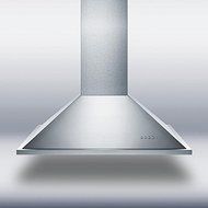 Summit SEIH1536CV3 36" 600 CFM Island Range Hood With Adjustable Chimney Height Aluminum Cassette Filters Two... N2
