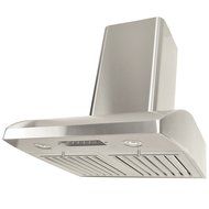 KOBE Range Hoods CHX2236SQB-WM-1 Contemporary Brillia 36" Wall Mount Range Hood, 3-Speed, 680 CFM, LED Lights,... N11