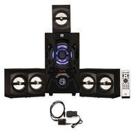 Blue Octave B53 Home Theater 5.1 Bluetooth FM Speaker System with LEDs and Optical Input N2