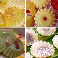 DUFUSTORE 1pcs Small Aluminum Metal Chrysanthemum Muffin Cup Cake Tool Pudding Cutter