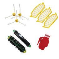 Hongfa Irobot Roomba Kits Roomba 3-armed Side Brush, Roomba Flexible Beater Brush, Bristle Brush, Yellow Filter...