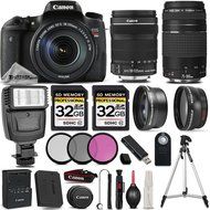 Canon EOS Rebel T6s DSLR Camera + 18-135mm Lens + Canon 75-300 III - 64GB KIT - All Original Accessories Included...