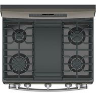 GE JGB860EEJES 30" Slate Gas Sealed Burner Double Oven Range - Convection N5